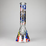 DY Glass Glass Bong 13.5" PsyClown Glass Bong – 7mm Thick Glass, Bold Psychedelic Clown Design 13.5" PsyClown Glass Bong – 7mm Thick Glass, Bold Psychedelic Clown Design
