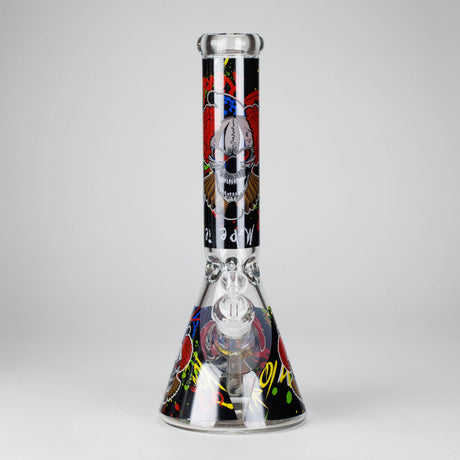 DY Glass Glass Bong 13.5" PsyClown Glass Bong – 7mm Thick Glass, Bold Psychedelic Clown Design 13.5" PsyClown Glass Bong – 7mm Thick Glass, Bold Psychedelic Clown Design