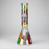 DY Glass Glass Bong 13.5" PsyClown Glass Bong – 7mm Thick Glass, Bold Psychedelic Clown Design 13.5" PsyClown Glass Bong – 7mm Thick Glass, Bold Psychedelic Clown Design