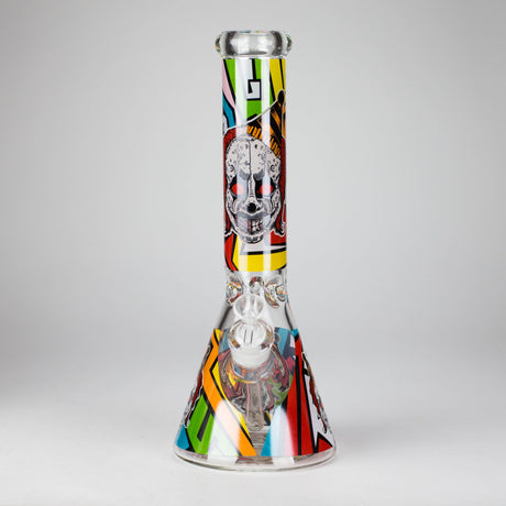 DY Glass Glass Bong 13.5" PsyClown Glass Bong – 7mm Thick Glass, Bold Psychedelic Clown Design 13.5" PsyClown Glass Bong – 7mm Thick Glass, Bold Psychedelic Clown Design