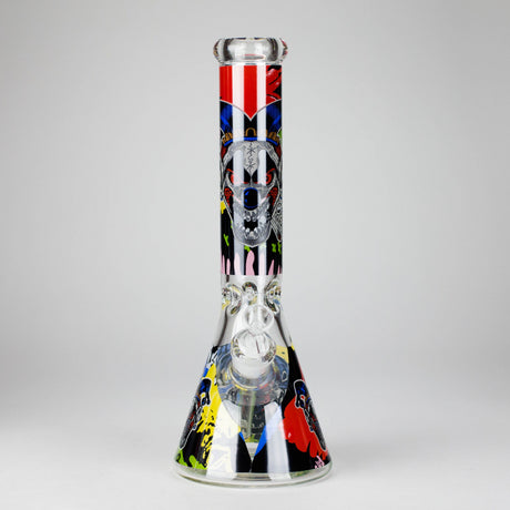DY Glass Glass Bong 13.5" PsyClown Glass Bong – 7mm Thick Glass, Bold Psychedelic Clown Design 13.5" PsyClown Glass Bong – 7mm Thick Glass, Bold Psychedelic Clown Design