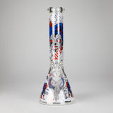 DY Glass Glass Bong 13.5" PsyClown Glass Bong – 7mm Thick Glass, Bold Psychedelic Clown Design 13.5" PsyClown Glass Bong – 7mm Thick Glass, Bold Psychedelic Clown Design