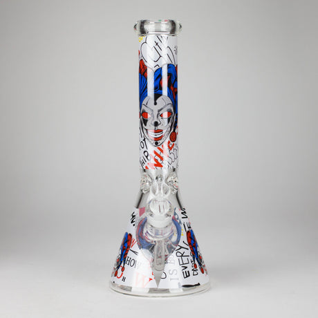 DY Glass Glass Bong 13.5" PsyClown Glass Bong – 7mm Thick Glass, Bold Psychedelic Clown Design 13.5" PsyClown Glass Bong – 7mm Thick Glass, Bold Psychedelic Clown Design