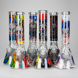 DY Glass Glass Bong 13.5" PsyClown Glass Bong – 7mm Thick Glass, Bold Psychedelic Clown Design 13.5" PsyClown Glass Bong – 7mm Thick Glass, Bold Psychedelic Clown Design
