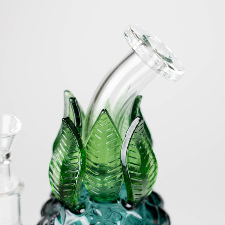 DY Glass Glass Bong 7.5" PinePop Glass Bong – Pineapple Shaped, 5mm Thick Glass 7.5" PinePop Glass Bong – Pineapple Shaped, 5mm Thick Glass
