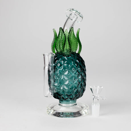 DY Glass Glass Bong 7.5" PinePop Glass Bong – Pineapple Shaped, 5mm Thick Glass 7.5" PinePop Glass Bong – Pineapple Shaped, 5mm Thick Glass