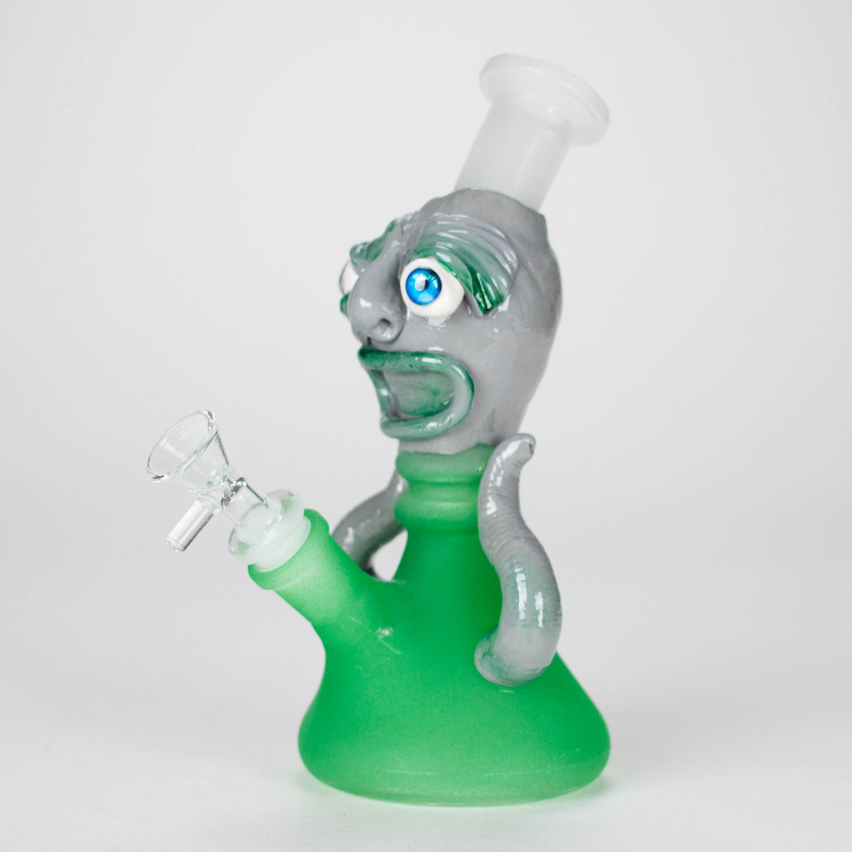 7.5" Sci-Fi Alien Glass Bong with 14 mm Bowl