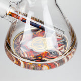 Cheech | 13″ Tiger Decal Beaker Bong – CA-050