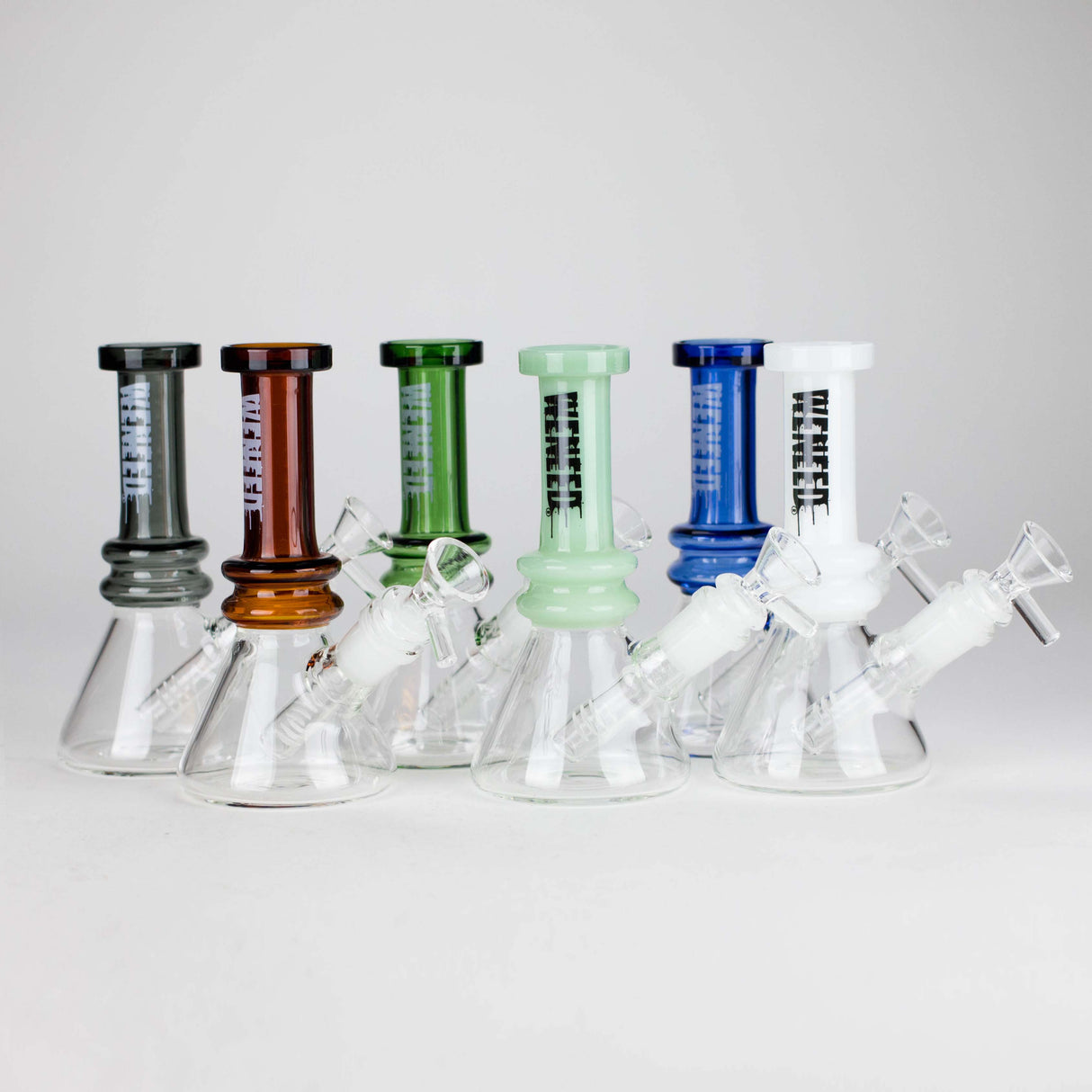 WENEED 6" BubbliQ Beaker Bong with 3.5" Downstem