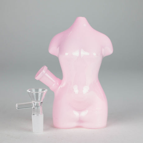 JJ Distribution Glass Bong 5.5" Curvy Glass Bong 5.5" Curvy Glass Bong