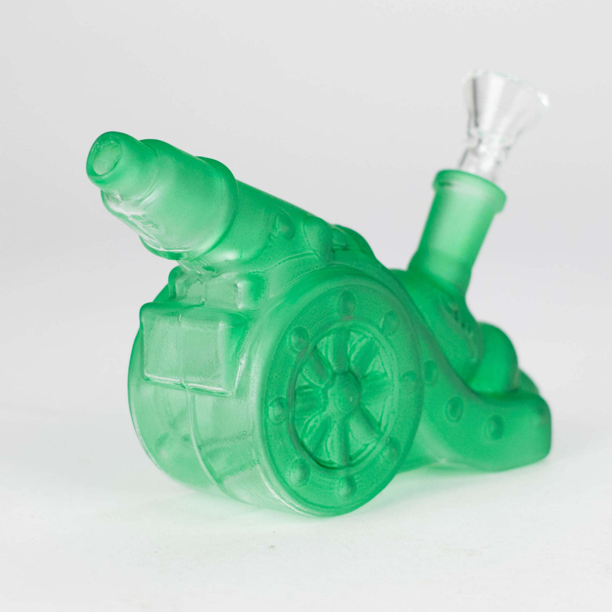 8.5" Neon Cannon Glass Bong with 14 mm Bowl