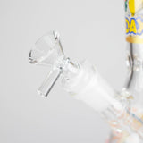 10" 5mm Glass Beaker Bong with Cartoon Design