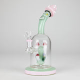 DY Glass Glass Bong 9.5" MadCaps Glass Bong 9.5" MadCaps Glass Bong