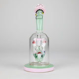 DY Glass Glass Bong 9.5" MadCaps Glass Bong 9.5" MadCaps Glass Bong