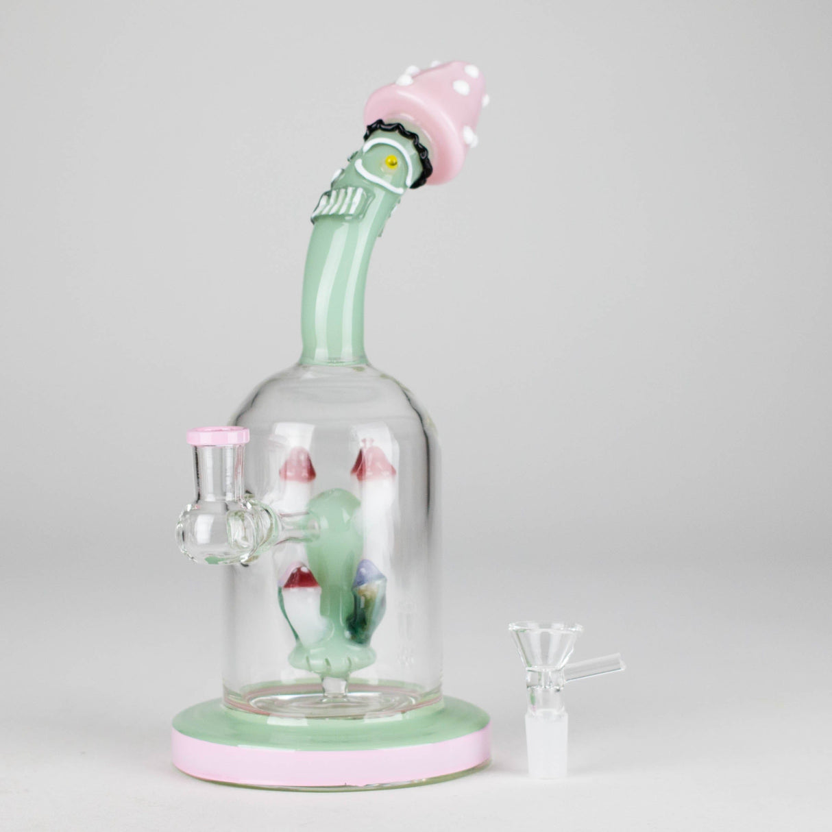 DY Glass Glass Bong 9.5" MadCaps Glass Bong 9.5" MadCaps Glass Bong