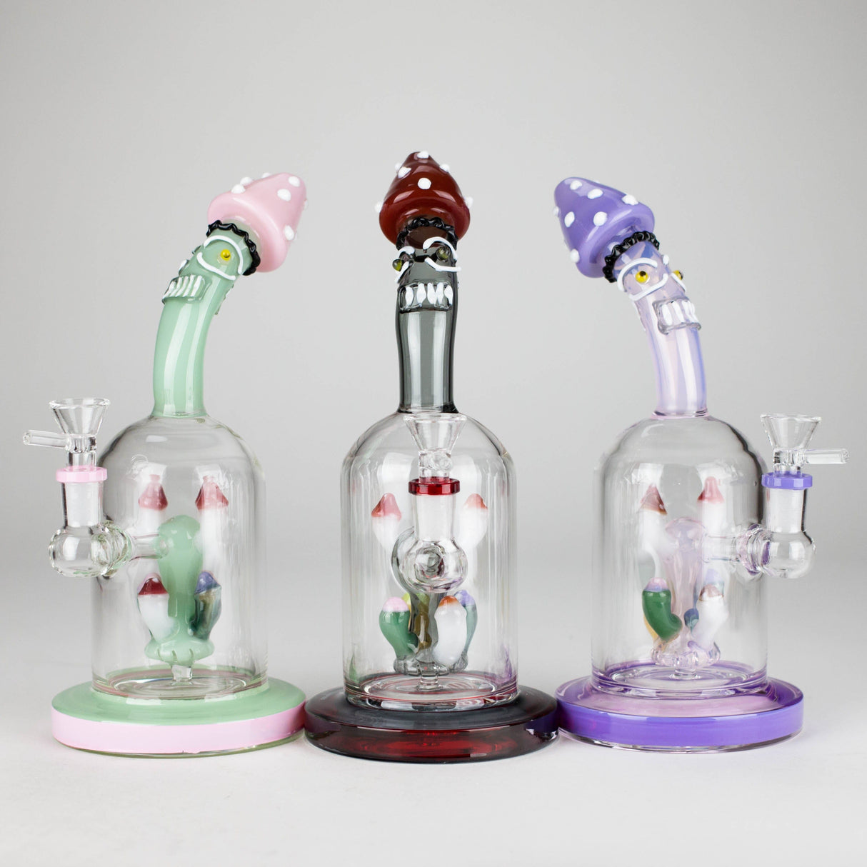 DY Glass Glass Bong 9.5" MadCaps Glass Bong 9.5" MadCaps Glass Bong