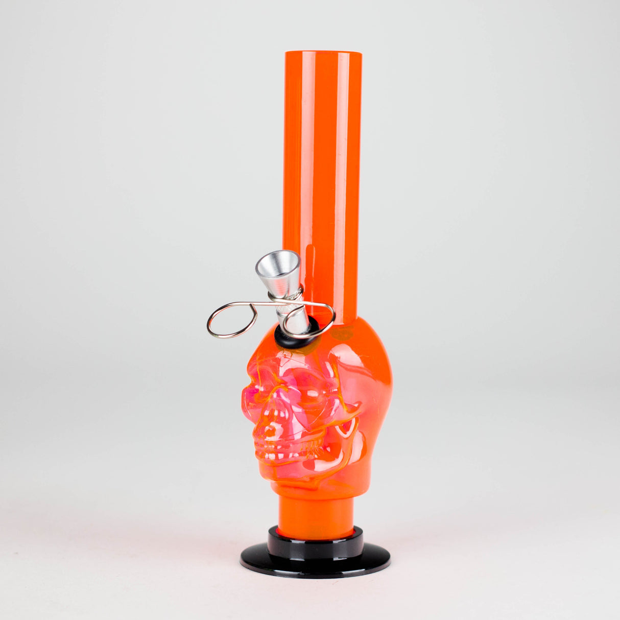 8" Skull Shape Detachable Base Acrylic Water Pipe