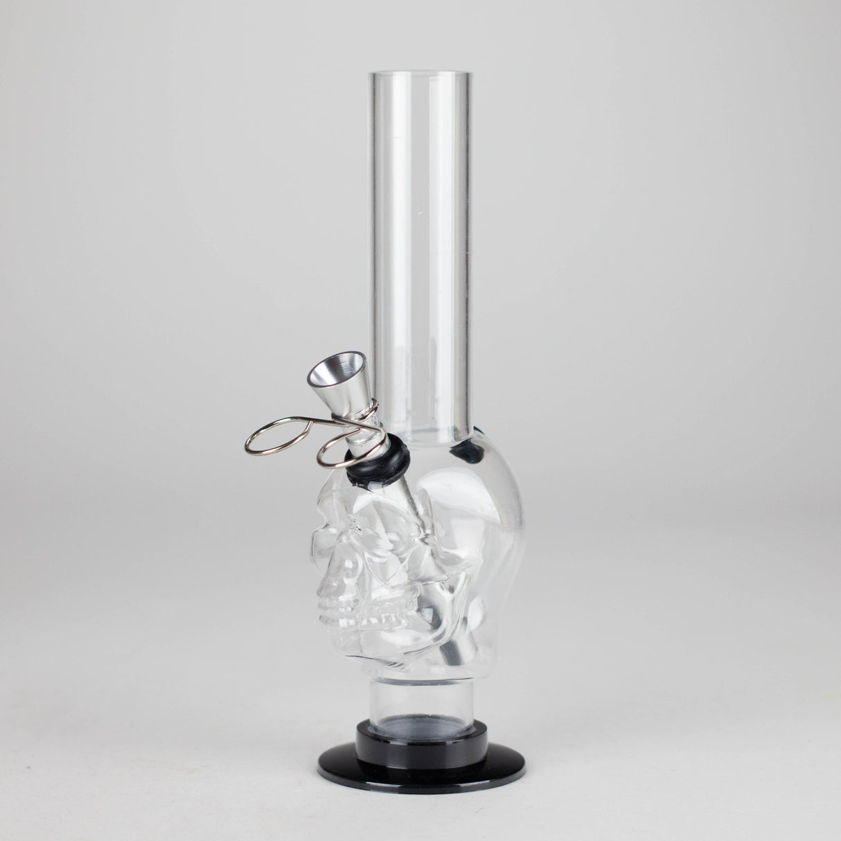 8" Skull Shape Detachable Base Acrylic Water Pipe