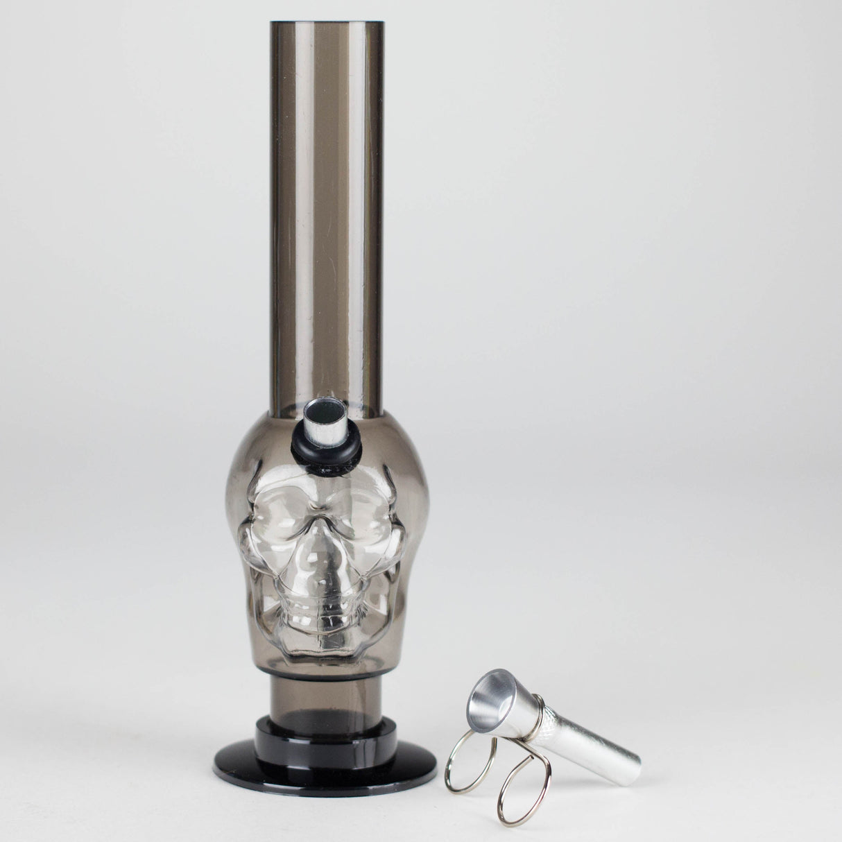 8" Skull Shape Detachable Base Acrylic Water Pipe