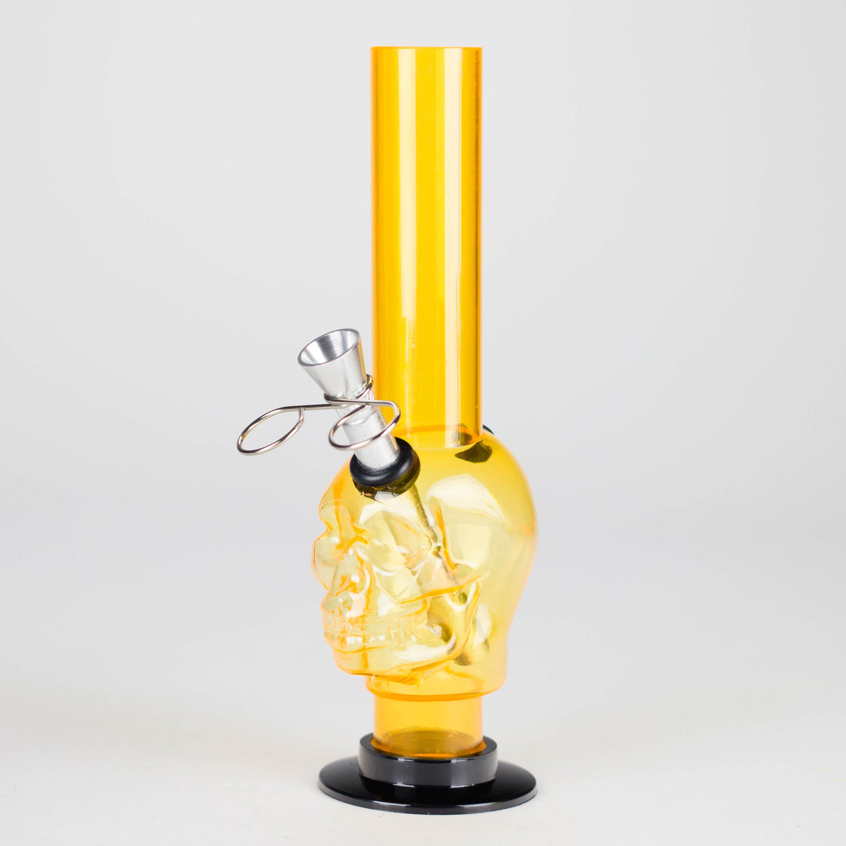 8" Skull Shape Detachable Base Acrylic Water Pipe