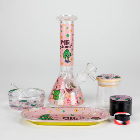 777 Smoke Glass Bong 10-in-1 Smoke Set with 8-Inch Glass Bong 10-in-1 Smoke Set with 8" Glass Bong