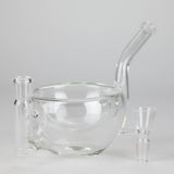 Clear Katora Water Pipe – Unique Bowl-Style Design with 14mm Joint