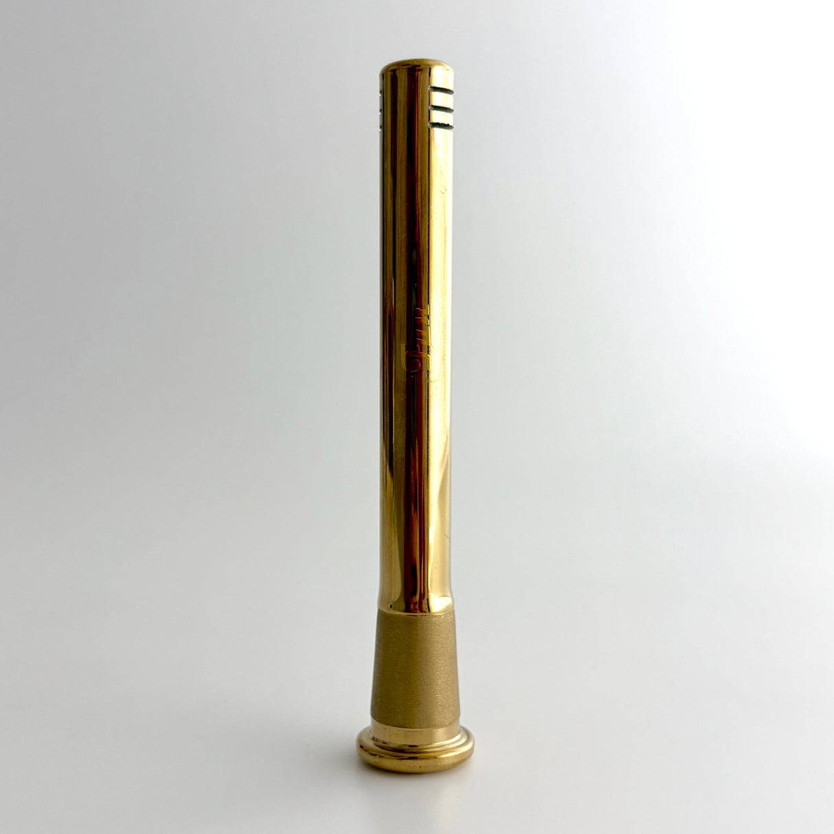 Fortune | Electroplate 5-1/2" Downstem With Gold Logo