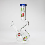 Haze | 9″ Smoking Zig-Zag Glass Bong – Blue (Mini-T)