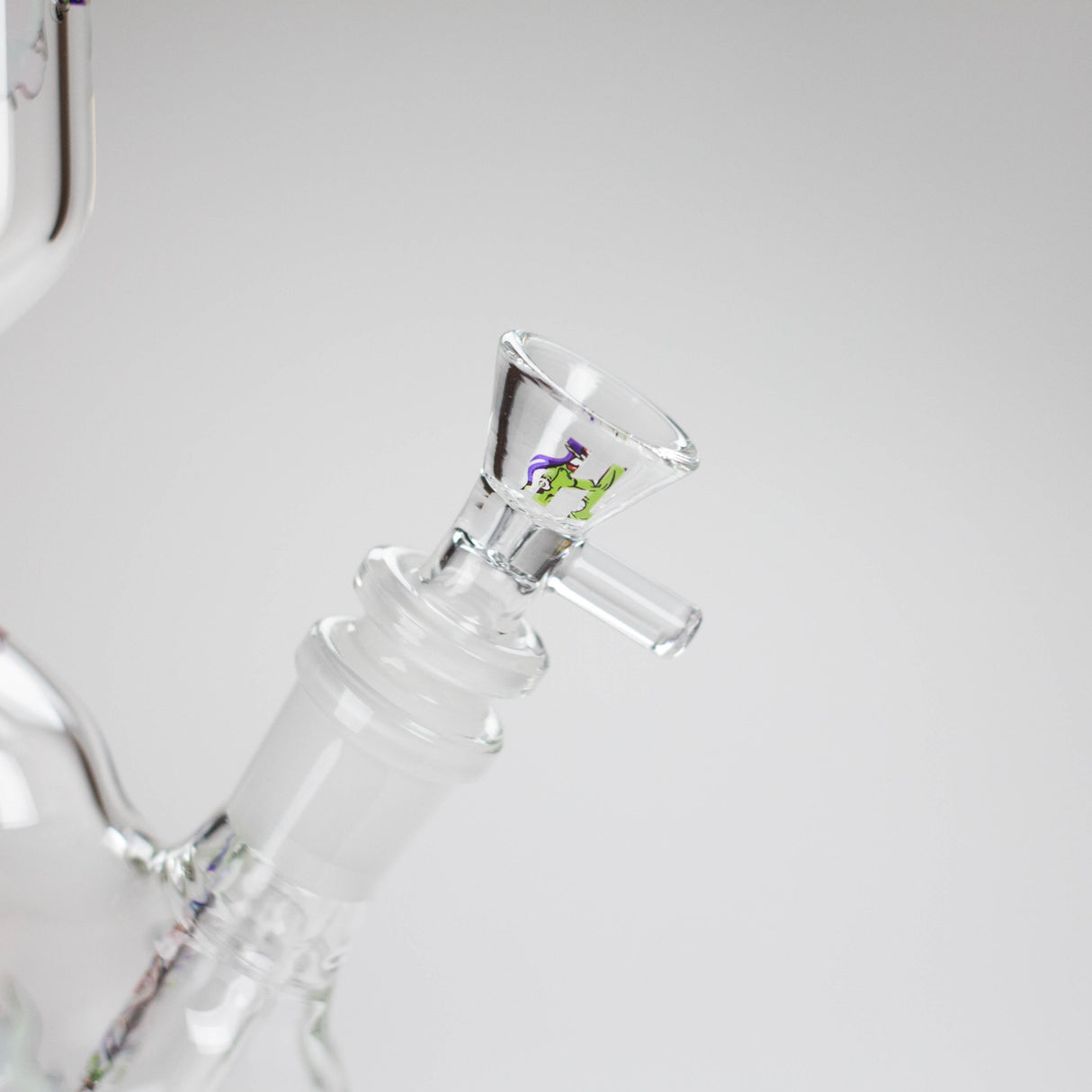 Haze | 9″ Smoking Zig-Zag Glass Bong – Blue (Mini-T)