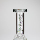 Haze | 7″ Skull Glass Bubbler – Charcoal Black (Mini-H)