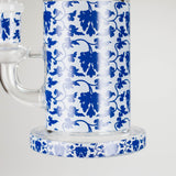 7" Cloisonné Design Glass Bong with Water Diffuser