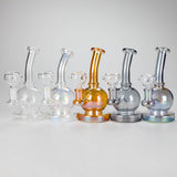 7" Electroplate Metallic Glass Bong