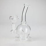 7" Electroplate Metallic Glass Bong
