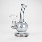 7" Electroplate Metallic Glass Bong