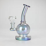 7" Electroplate Metallic Glass Bong