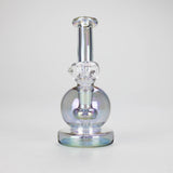 7" Electroplate Metallic Glass Bong