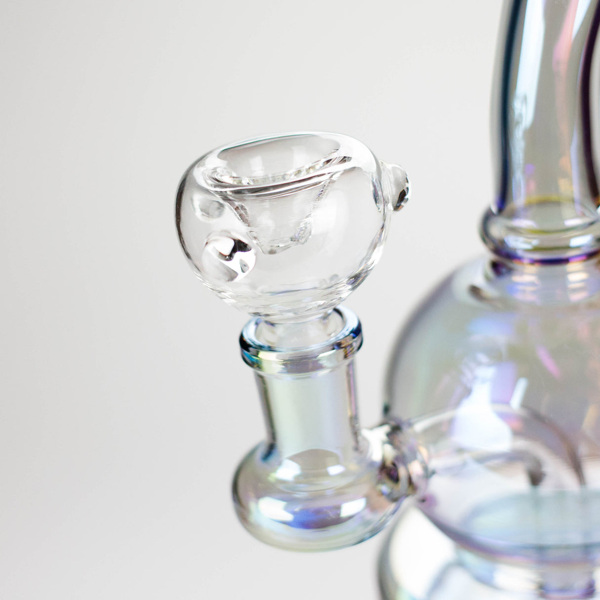 7" Electroplate Metallic Glass Bong