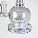 7" Electroplate Metallic Glass Bong