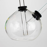 4" Snooper Ball Bulb Mix Sticker Glass Oil Burner Pipe – Durable Borosilicate Design