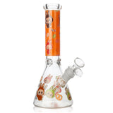 10" Cartoon Design Beaker Bong with Ice Catcher