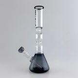 Wicked | Zig-Zag 12" 4mm 4 Colours Assorted Glass Beaker Bong