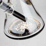 Medusa | 17" 7mm Double Tree Perc Glass Bong with Splash Guard