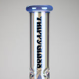 Trippy Glass | 17" 7mm Holographic Stemline Bong – Triple Diffused Perc with 18mm Bowl