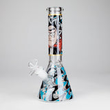 10" Glow-in-the-Dark Glass Beaker Bong [BH1351]