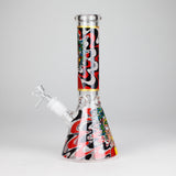 10" Glow-in-the-Dark Glass Beaker Bong [BH1351]