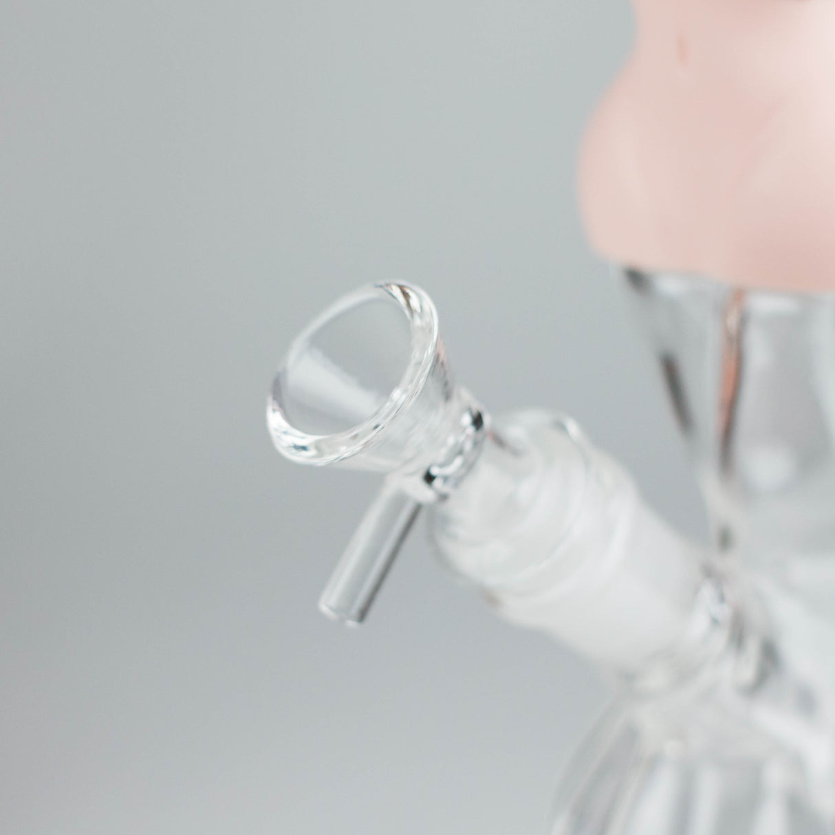 8" Glamourous Woman Body Glass Water Pipe