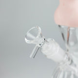 8" Glamourous Woman Body Glass Water Pipe