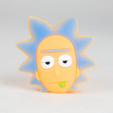 4.5" Cartoon Silicone Hand Pipe with Glass Bowl [H58]