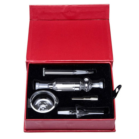 ONE Nectar Collector Nectar Collector Kit With Glass And Titanium Nail and Nectar Pipe-Assorted Color Nectar Collector Kit With Glass And Titanium Nail and Nectar Pipe-Assorted Color