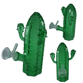 Canadian Distributor Glass Bong 6″ Summer Vibes Cactus Glass Water Pipe – Green [SMKZ176] 6″ Summer Vibes Cactus Glass Water Pipe – Green [SMKZ176]